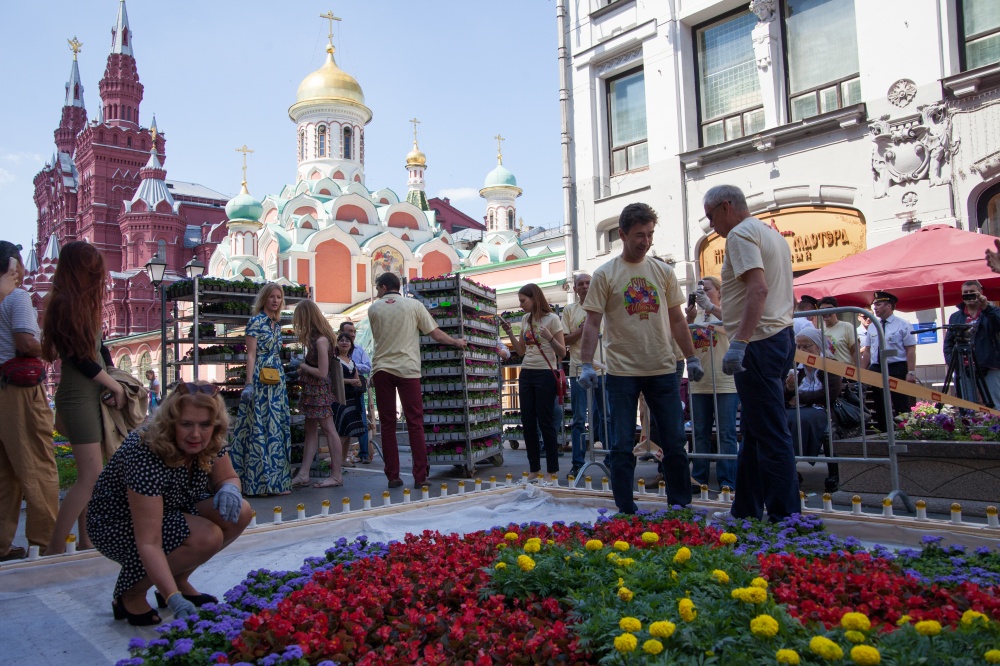 В ГУМе состоялось открытие Фестиваля цветов