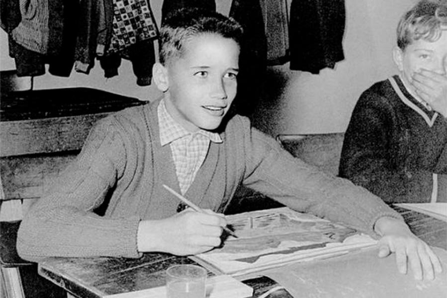 Арнольд Шварценеггер в детстве