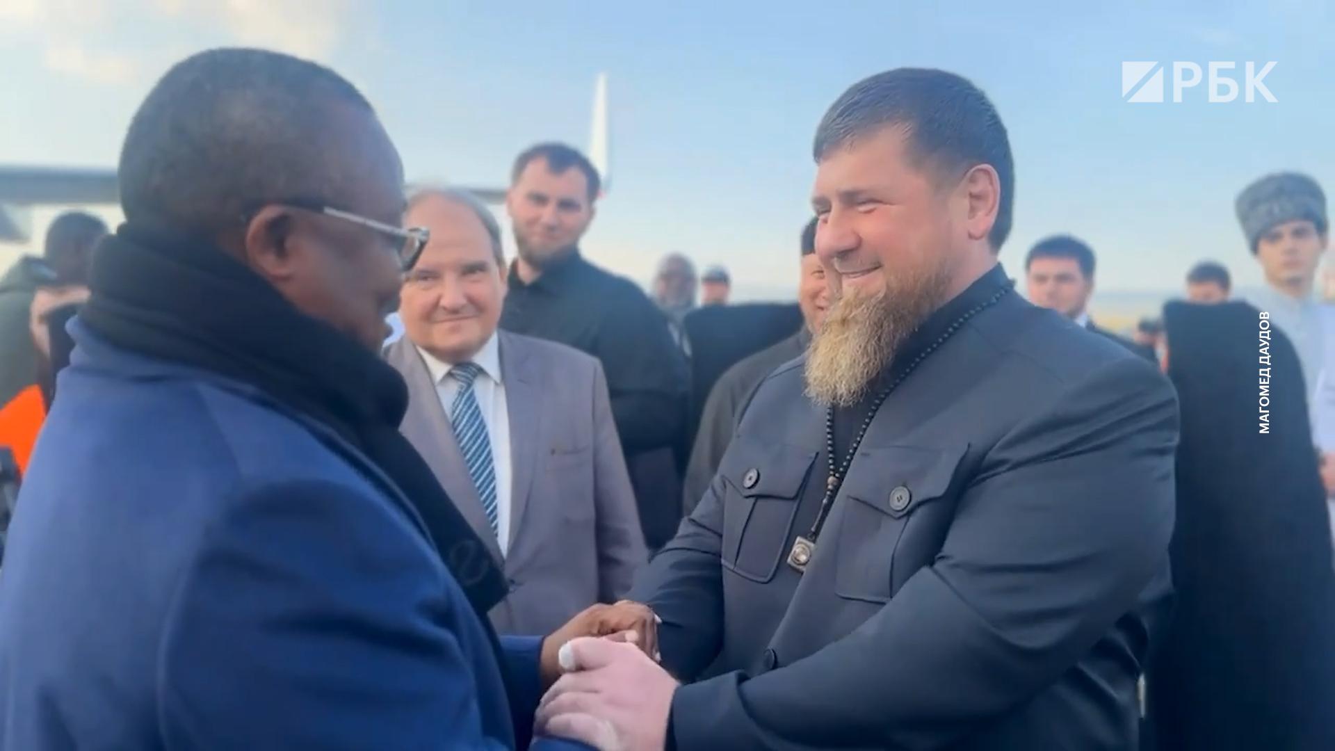 Кадыров встретил в Грозном главу Гвинеи-Бисау