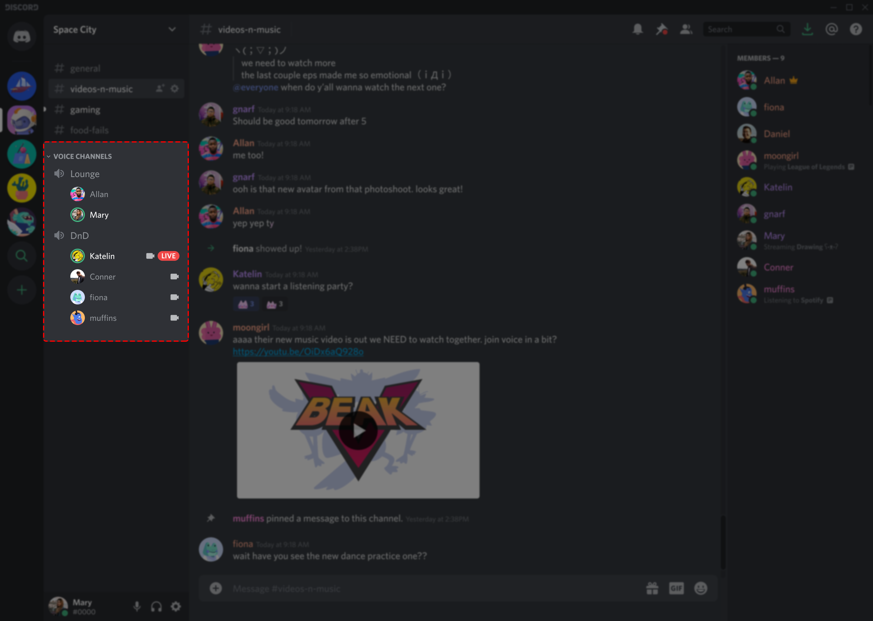 Голосовой канал в Discord