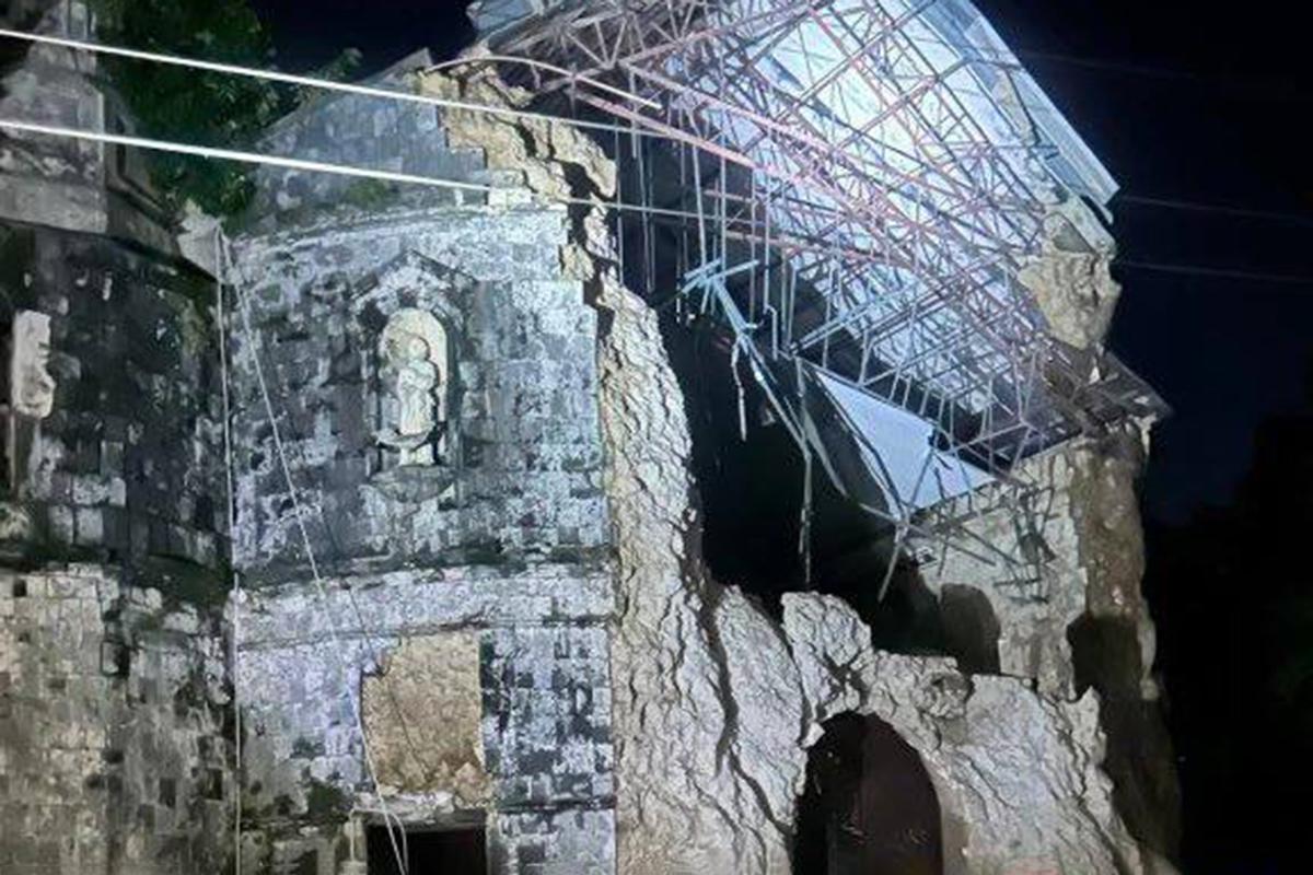 Последствия землетрясения магнитудой 6,9 баллов,Филиппины, 1 октября 2025 года