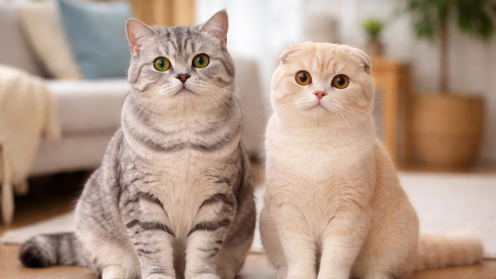 Чем отличаются британские кошки от шотландских