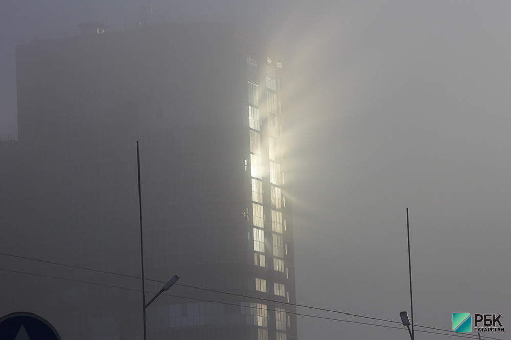 Утренний туман в Казани