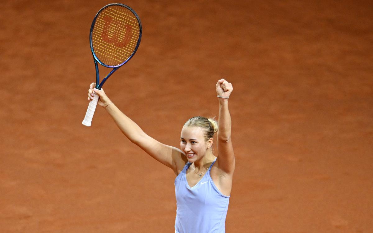 Потапова выиграла первый в карьере матч на престижном турнире в Мадриде