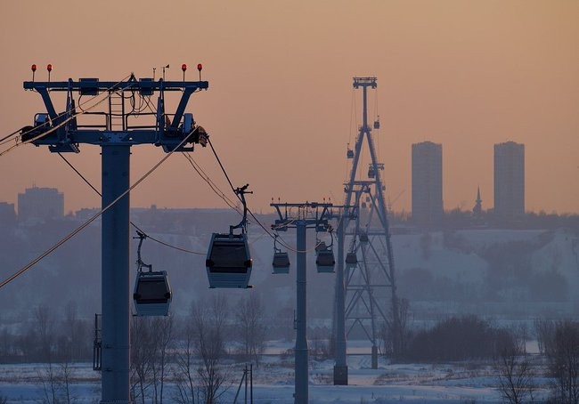 Канатная дорога в Нижнем Новгороде