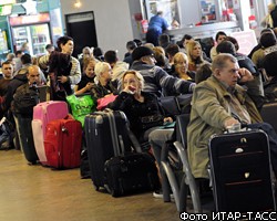 В аэропорту "Шереметьево" задержано большинство рейсов