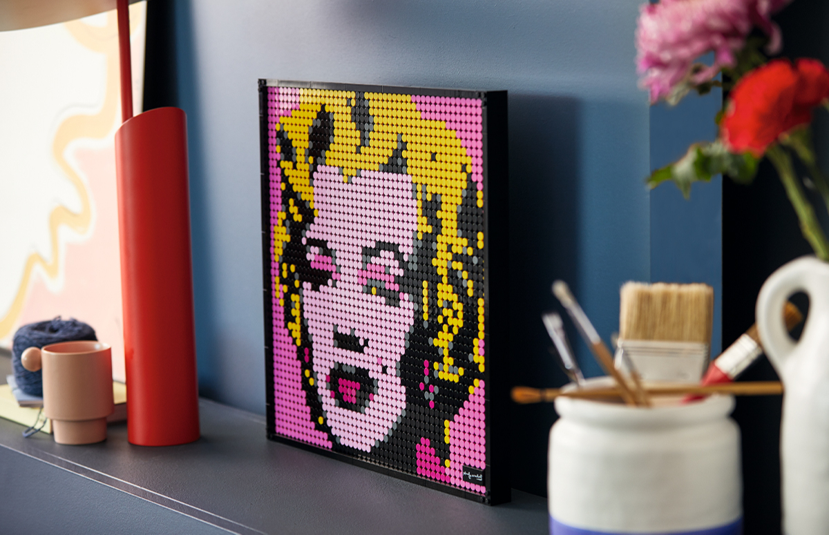 Набор Andy Warhol&#39;s Marilyn Monroe, LEGO Art