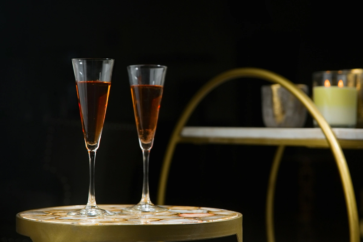 Коктейль с коньяком и шампанским «Шампань»