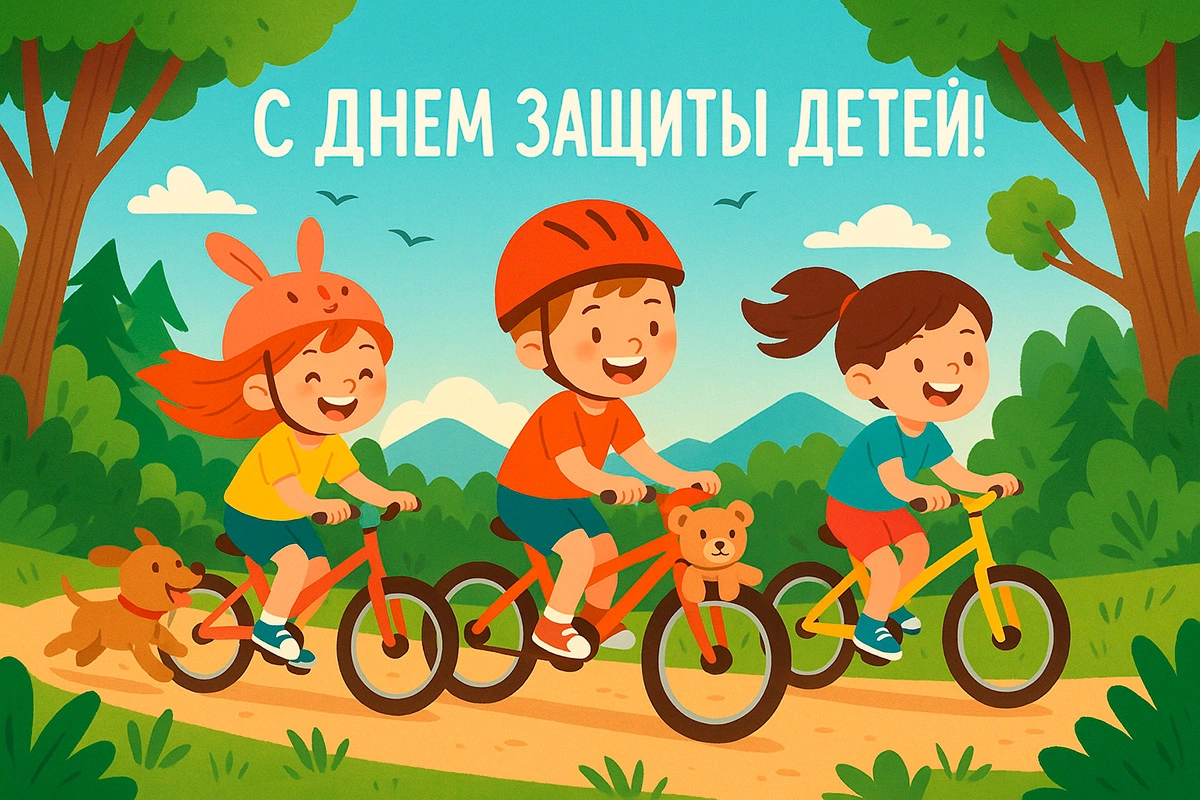 Открытки с Днем защиты детей. 30 красивых, советских открыток на 1 июня
