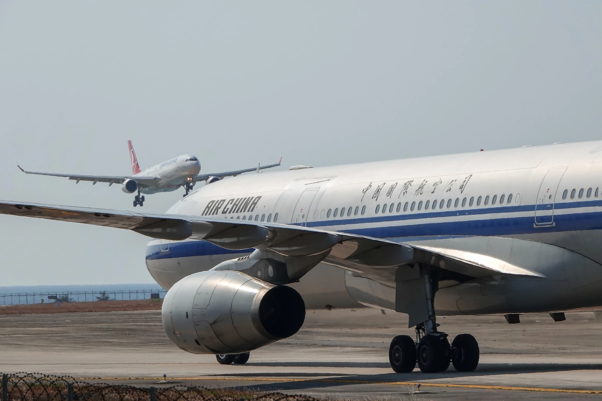 Самолет авиакомпании Air China