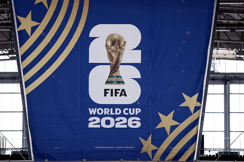 Вывеска чемпионата мира по футболу 2026 года на стадионе «Даллас»