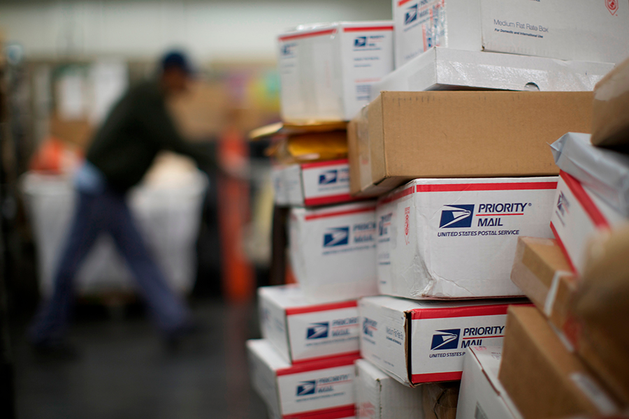 Посылки почтовой службы США