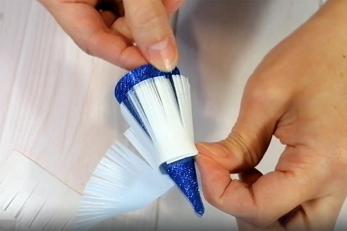 Как сделать новогоднего гнома из фоамирана