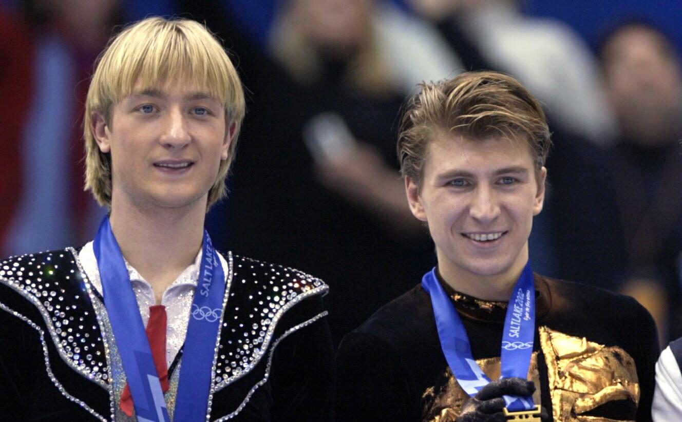 Евгений Плющенко и Алексей Ягудин