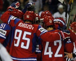 ЧМ по хоккею: Россияне победили датчан со счетом 4:3
