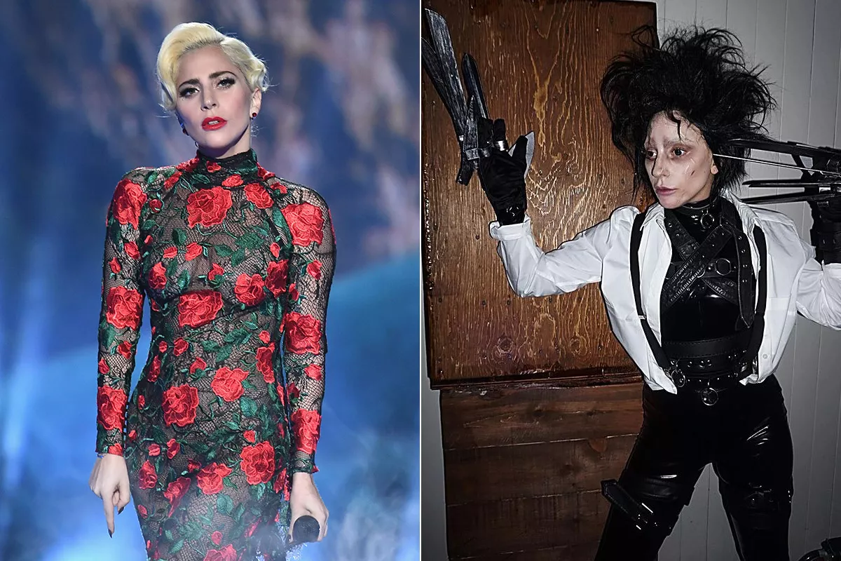 Леди Гага в образе Эдварда&nbsp;руки-ножницы