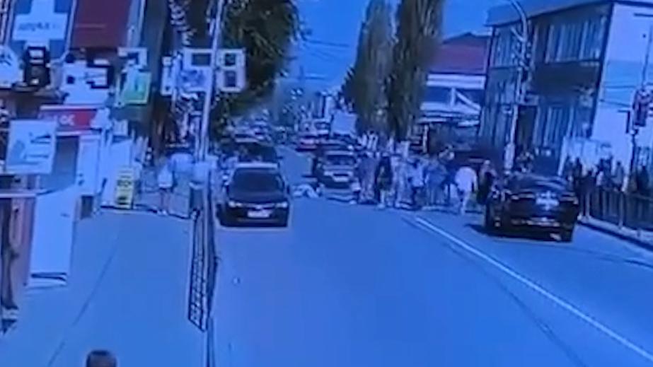 В Тамбовской области машина врезалась в пешеходов на переходе