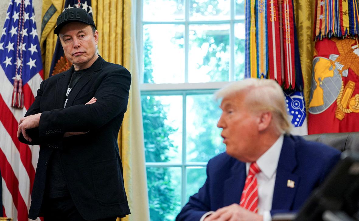 Илон Маск и Дональд Трамп