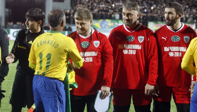 Кадыров забил два мяча легендарной сборной Бразилии