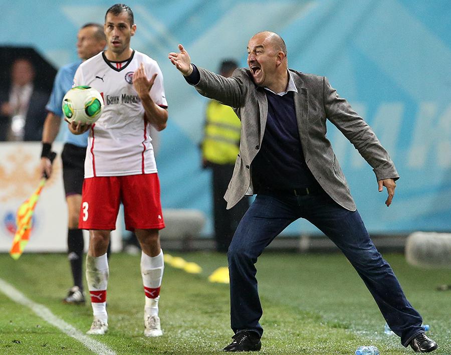 Станислав Черчесов (справа), 2013 год