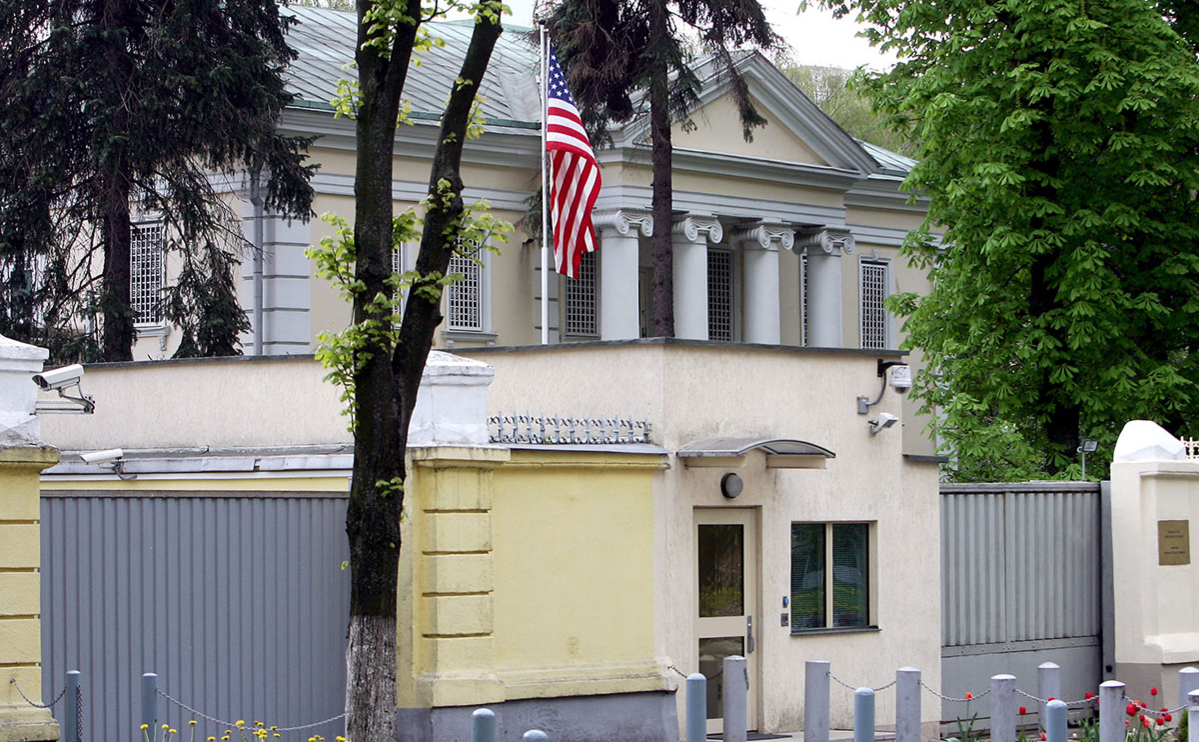 Здание посольства США в Минске