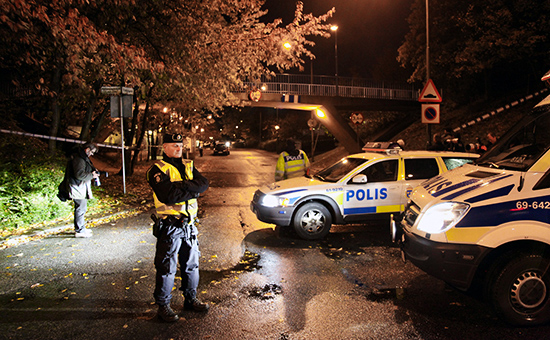 Полицейские в шведском городе Мальмё, 2010 год


