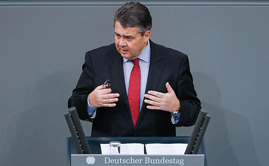 Министр иностранных дел Германии Зигмар Габриэль, занимавший до этого пост министра экономики


