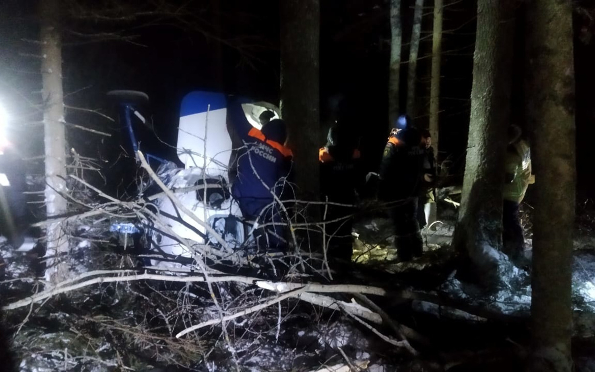 Пилот упавшего в Удмуртии вертолета Ми-2 скончался