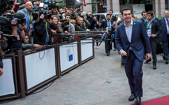 Премьер-министр Греции Алексис Ципрас прибыл на&nbsp;саммит в&nbsp;Брюсселе