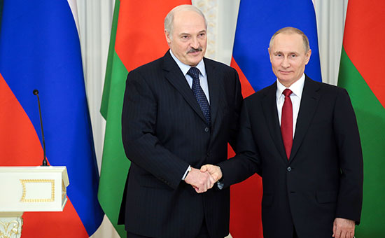 Александр Лукашенко и&nbsp;Владимир Путин
