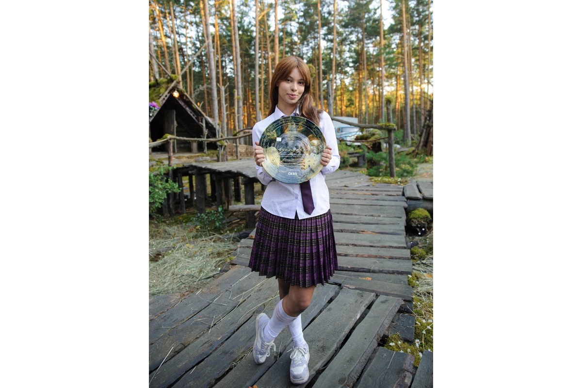 Ника Жукова на съемках фильма «Лукоморье»