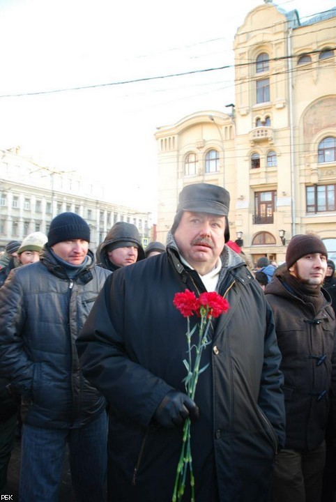 Несанкционированная акция оппозиции на Лубянской площади в Москве