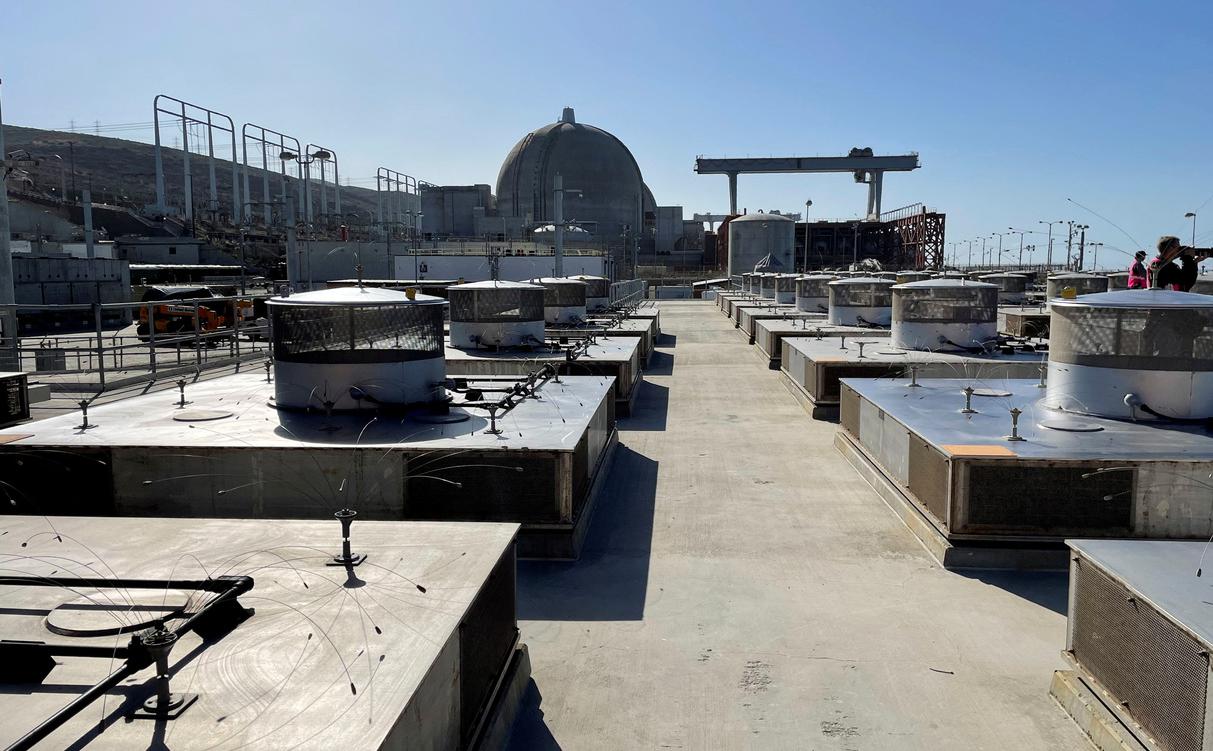 Хранилище отработанного ядерного топлива на бывшей&nbsp;АЭС Сан-Онофре в Калифорнии