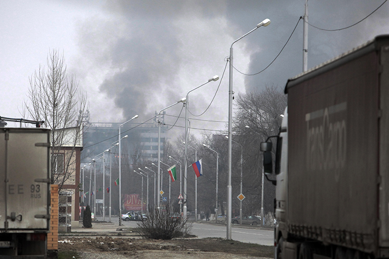 В центре Грозного был введен режим контртеррористической операции