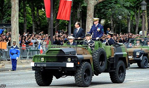 Военный парад во Франции