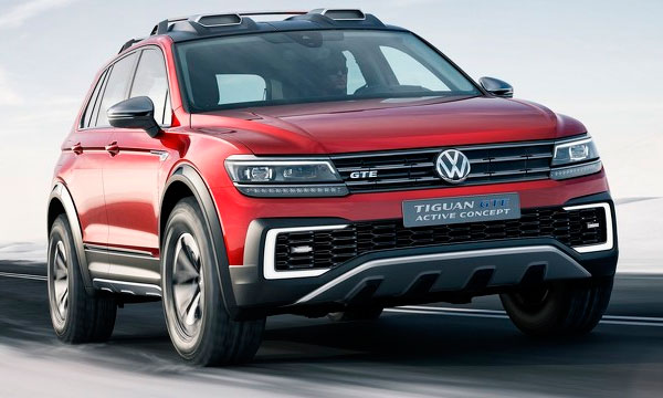 Volkswagen показал гибридный концепт Tiguan GTE Active