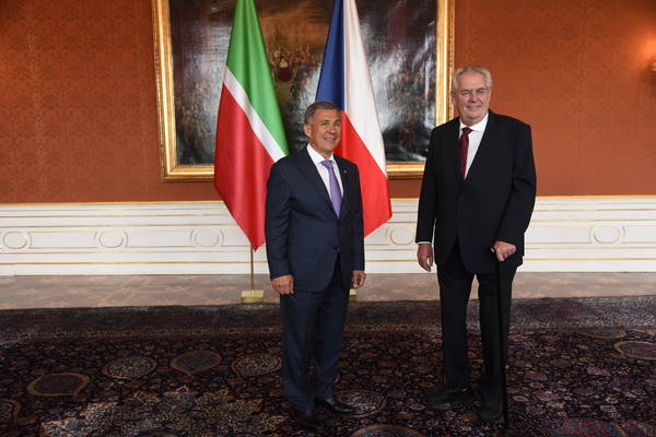 Рустам Минниханов встретился с президентом Чехии