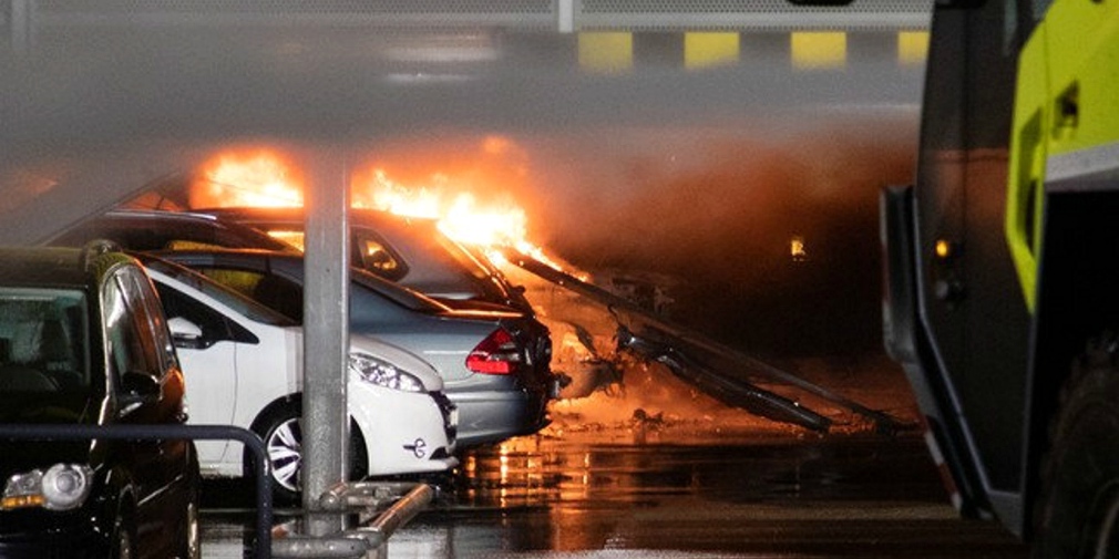На подземной парковке в Норвегии сгорело более 300 автомобилей