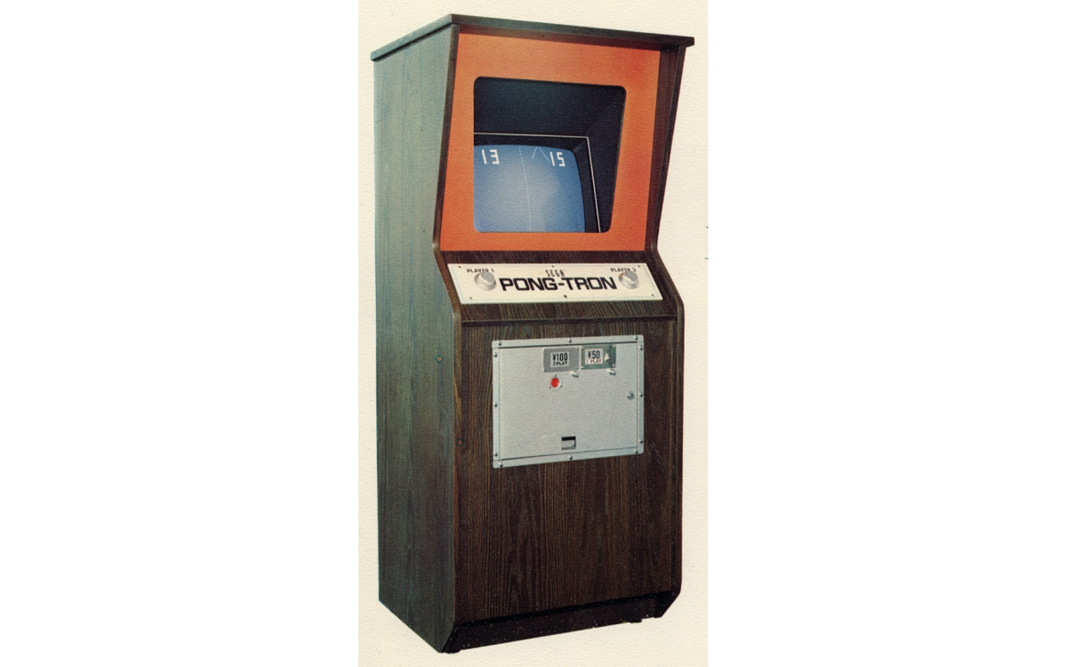 Первая видеоигра Pong-Tron