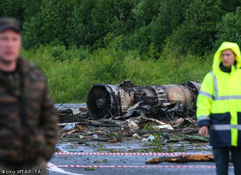 Под Петрозаводском разбился Ту-134  