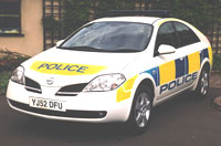 Английская полиция выбирает Nissan Primera