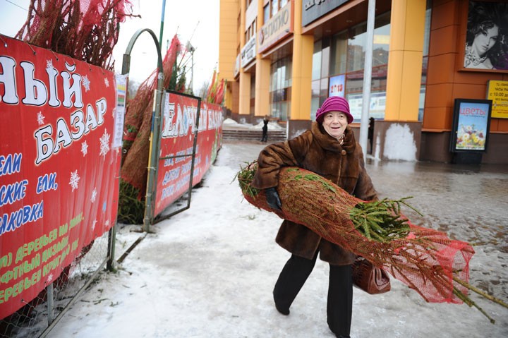 Россия готовится к празднованию Нового года