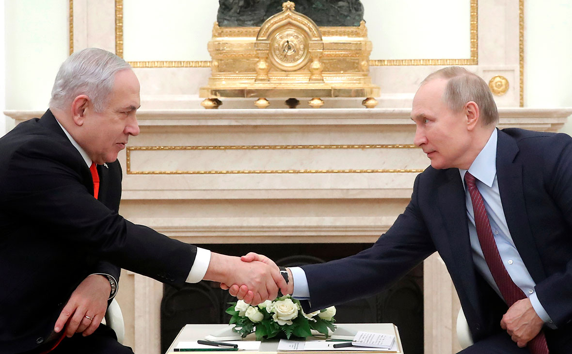 Биньямину Нетаньяху и Владимир Путин