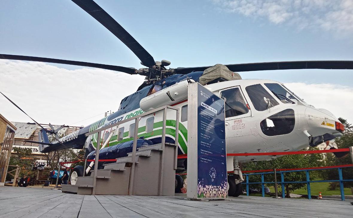 Вертолет Ми-171А2 в новой ливрее &laquo;Аврора Регион&raquo;