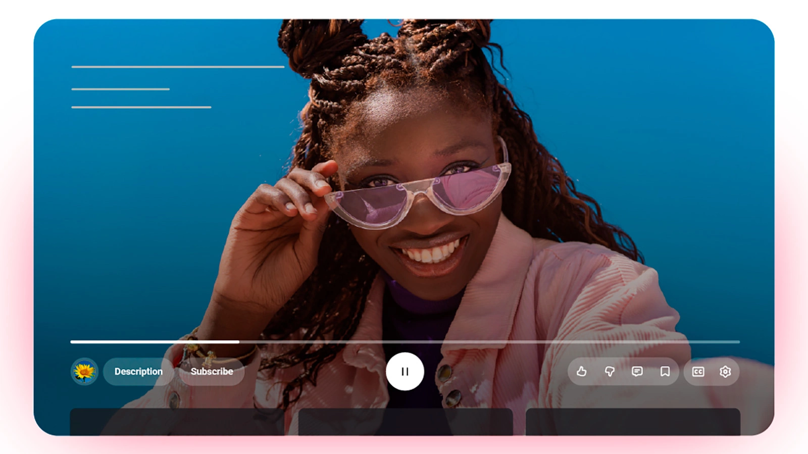 Обновленный дизайн видеоплеера YouTube