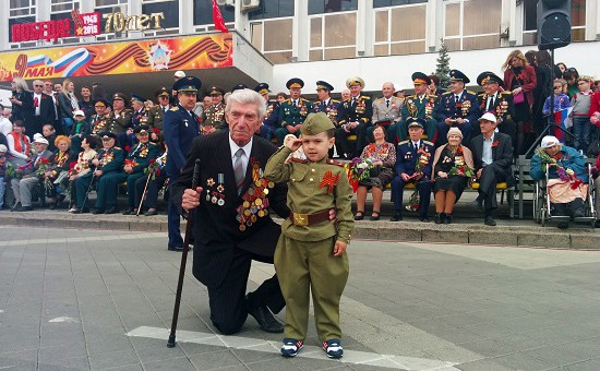 В Краснодаре состоялся парад в честь 70-летия Победы