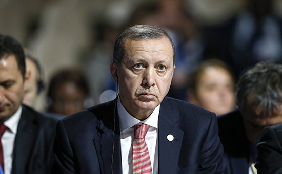 Президент Турции Реджеп Тайип Эрдоган&nbsp;на&nbsp;​климатической конференции ООН в Париже