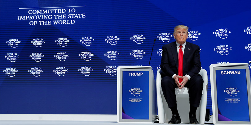 Трамп в Давосе перечислил условия преодоления мировой раздробленности