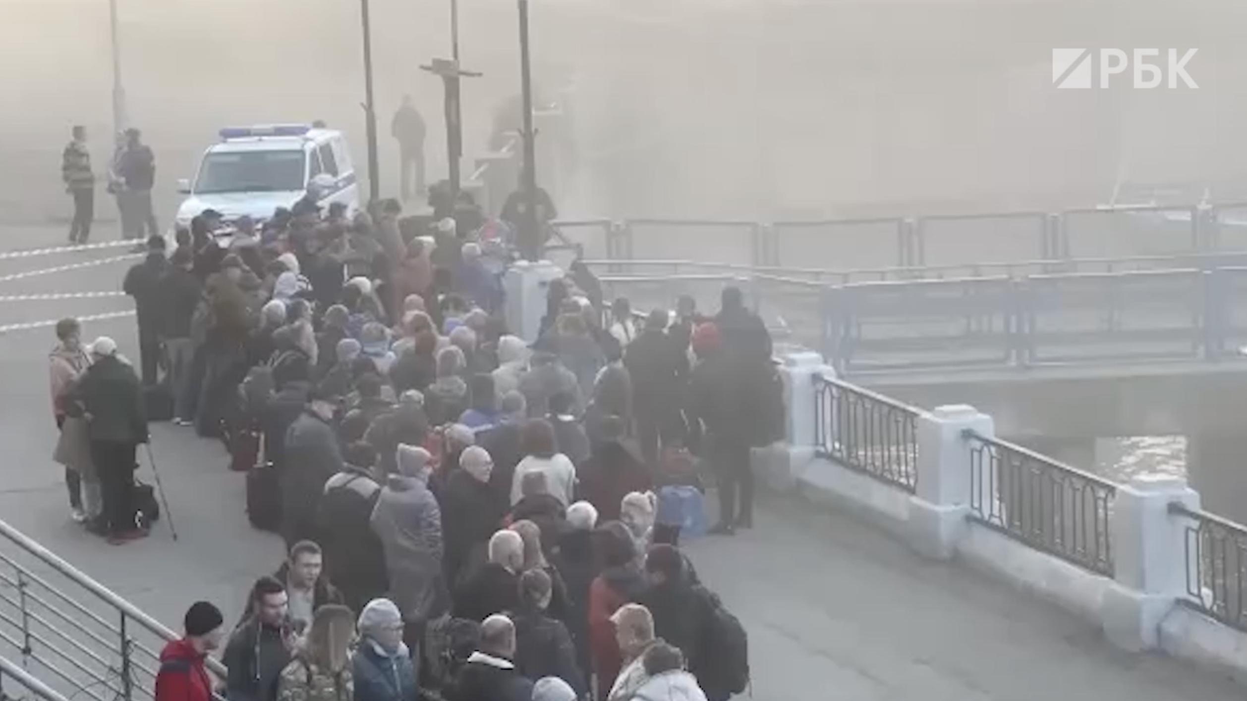 Как выглядит эвакуация мирных жителей из Херсона. Видео