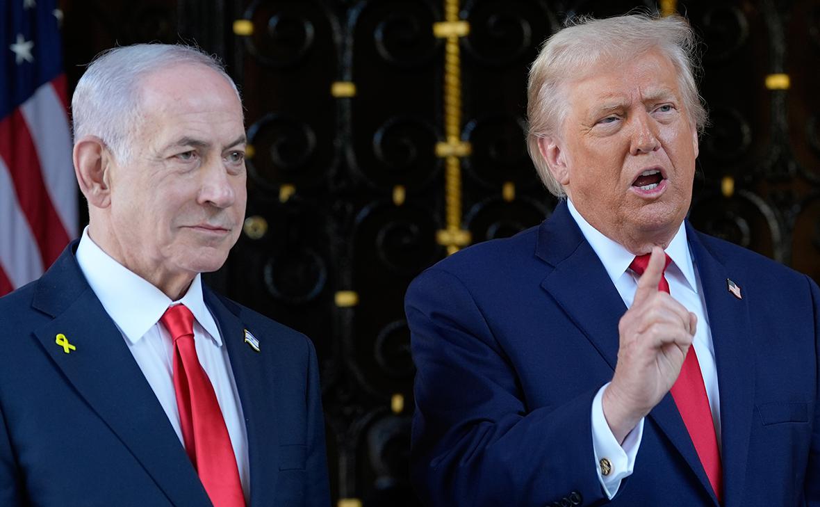 Биньямин Нетаньяху и Дональд Трамп